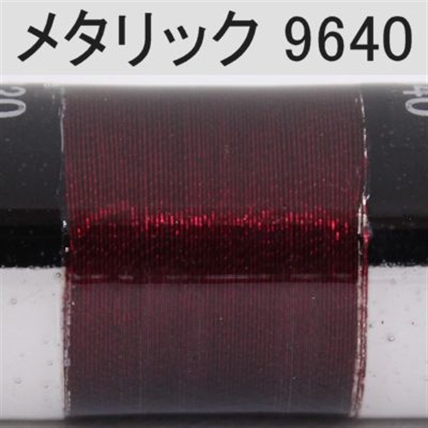PROWRAP メタリックスレッド/レッド・ブラウン系(9640(バーガンディー)-D(太))